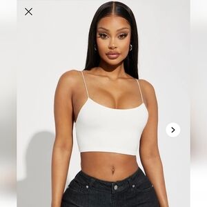 Fashion Nova- Kiki Cropped Top- W Sz Med